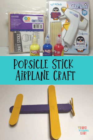 Airplane Popsicle Stick Craft