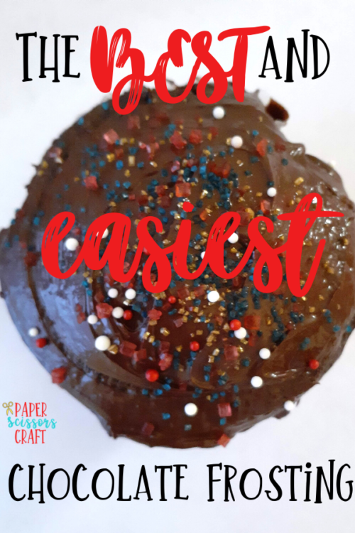 The Best Chocolate Frosting Recipe Ever (and the easiest)