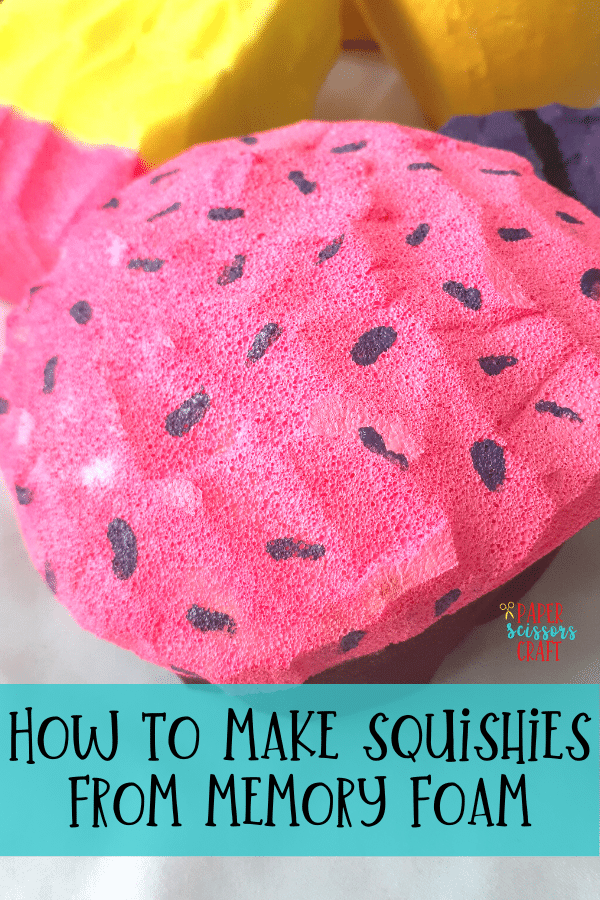 How to Make Squishies with Memory Foam (DIY Squishes)