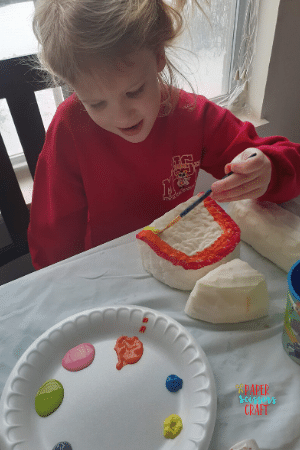 Painting memory foam squishies