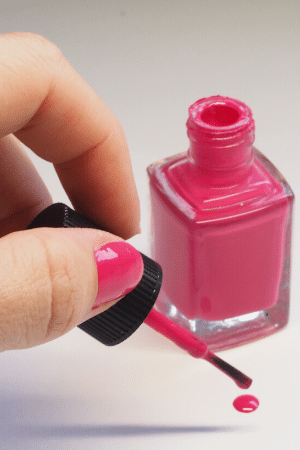 Paint toe nails kids activities