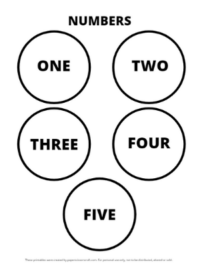 Toddler Counting Activity for Preschoolers with Free Printable