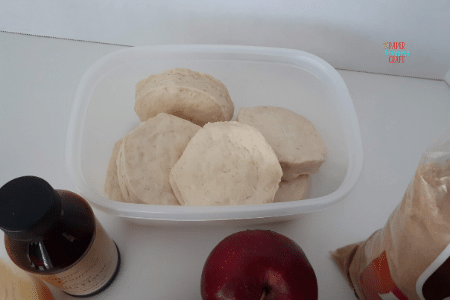 homemade Apple Turnovers with biscuits