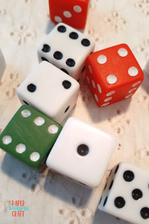 Indoor Kids Games with dice
