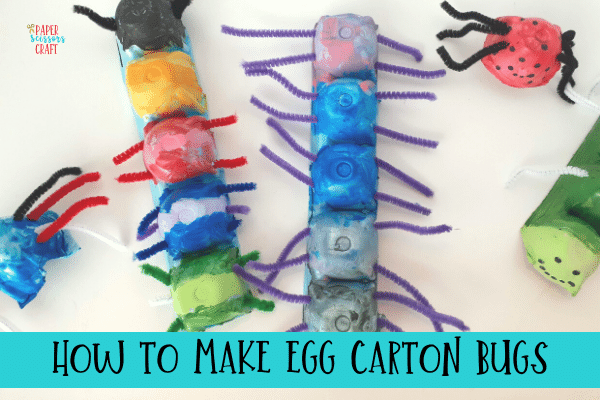 how to make egg carton bugs