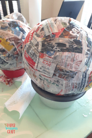 paper mache balloons with modge podge (2)