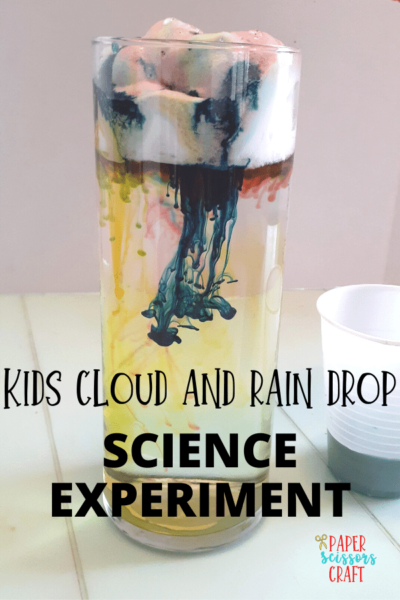 Clouds and Rain Drops Experiment: An Easy Science Experiment for Kids