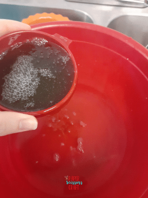 Homemade Bubbles with dish soap