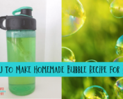 How to Make Homemade Bubble Recipe for Kids