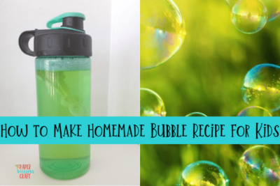 How to Make Easy Homemade Bubbles Recipe for Kids