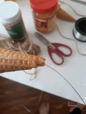 Cheap bird feeder with ice cream cones (1)