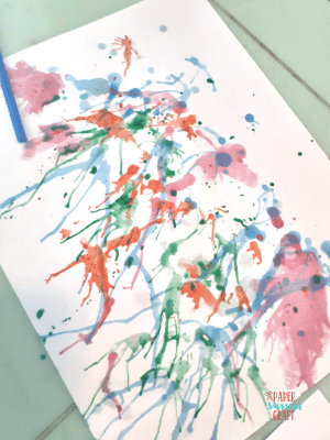 Painting with straws for kids (3)