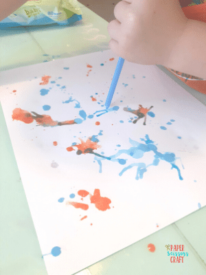 Painting with straws for kids (6)