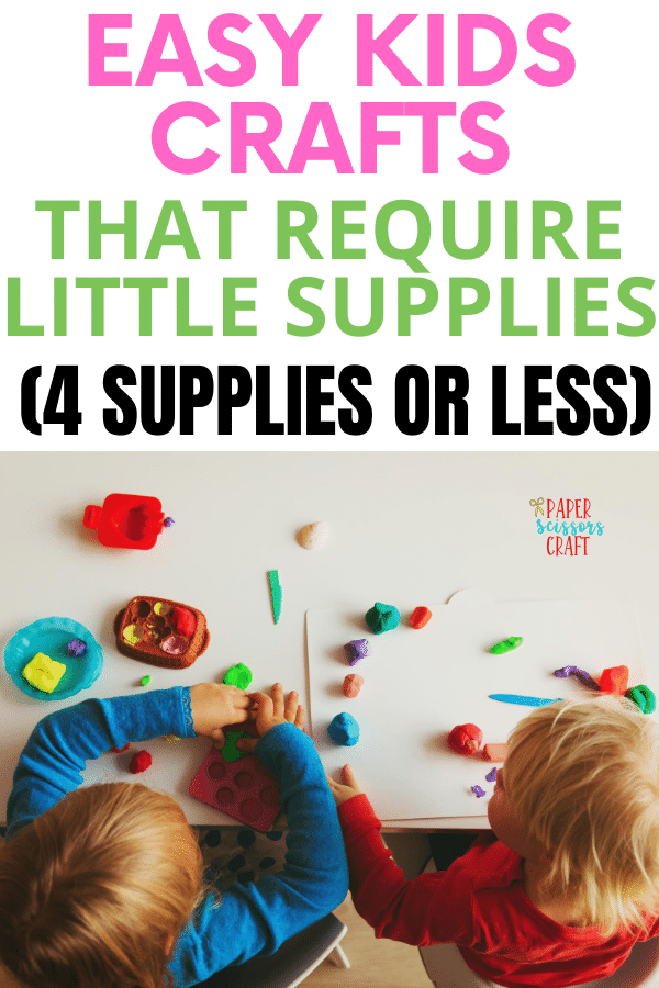 Easy Kids Crafts that Require Little Supplies (4 Supplies or less) (1)