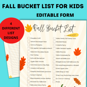 Fall bucket list