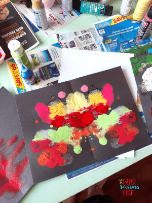 Blot Painting Craft for Kids (7)