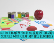 How to Organize your own Home Preschool Schedule (5)
