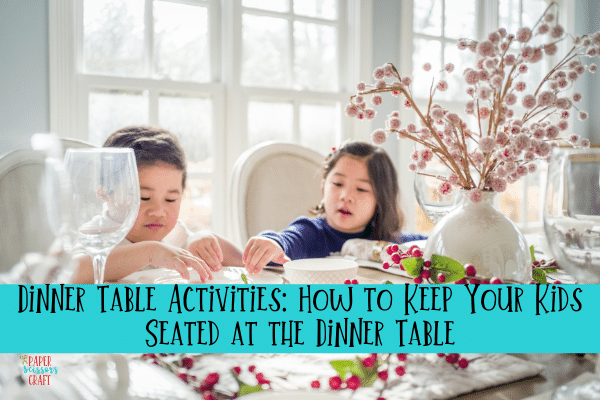 Dinner tables activities: how to keep your kids seated at the dinner table. This article reviews the best family dinner conversation games.