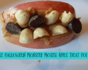 Simple Halloween Monster Mouth Apple Treat for Kids (7)