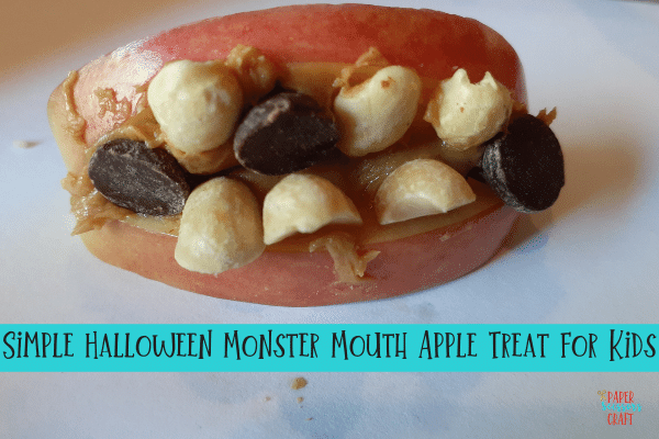 Simple Halloween Monster Mouth Apple Treat for Kids (7)