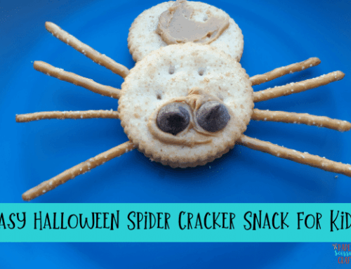 Easy Halloween Spider Cracker Snack for Kids