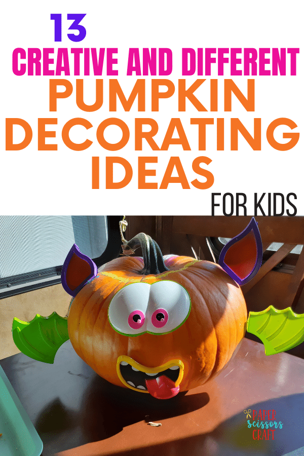 13 Creative and Different Pumpkin Decorating Ideas for Kids (1)-min