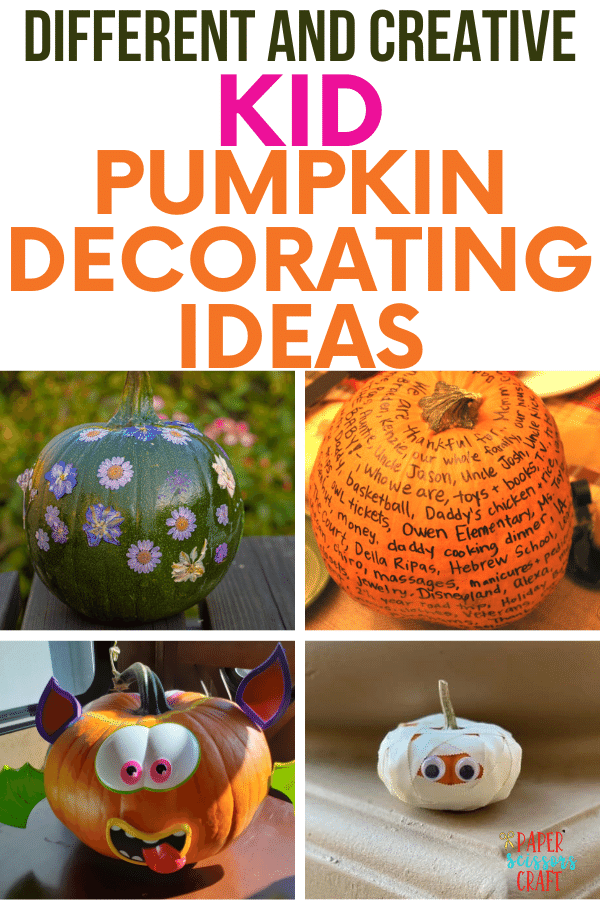 13 Creative and Different Pumpkin Decorating Ideas for Kids (2)-min