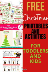 28 Free &amp; Easy Christmas Printable Activities for Toddlers and Kids