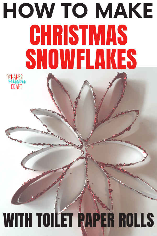 How to Make Snowflakes with Toilet Paper Rolls for Christmas (2)-min