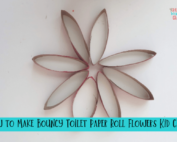How to Make Toilet paper roll flowers for kids (3)-min