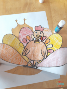 FREE Printable Turkey Headband Craft Cut Out Template for Kids