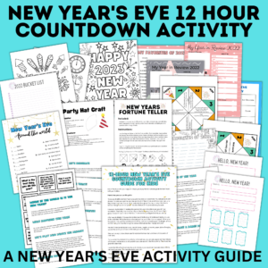 New Year's Eve 12 hour countdown activity. 