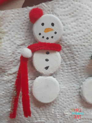 Christmas Snowman Ornament for Kids-min
