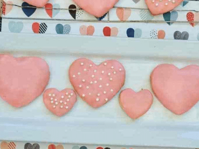 Valentine's Day Food- Pink Cookies-min