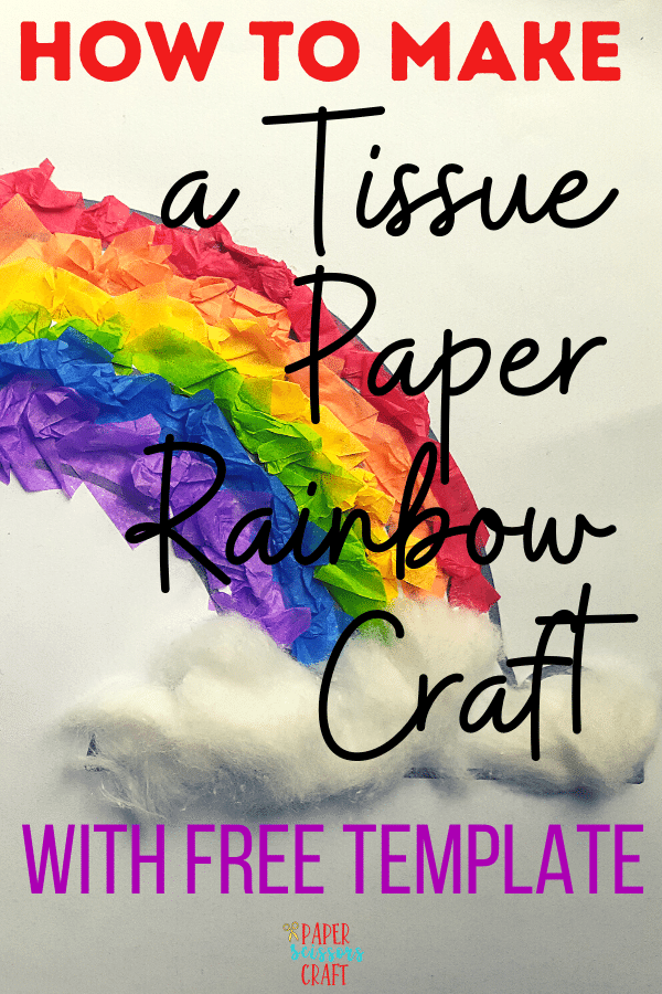Tissue Paper Rainbow - Kids Craft < Craftidly