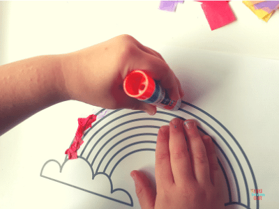 Tissue Paper Rainbow - Kids Craft < Craftidly