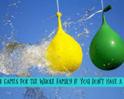 Water Games for the Whole Family if You Don't Have a Pool-min