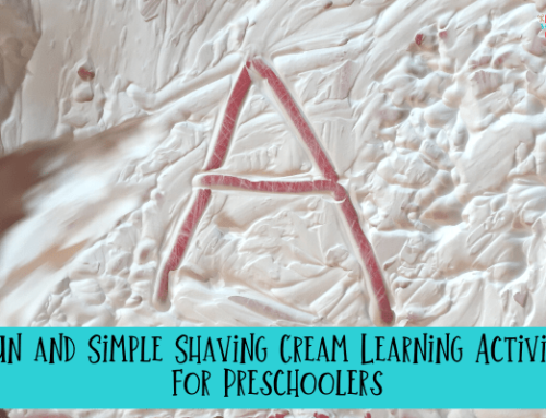Fun and Simple Shaving Cream Learning Activity for Preschoolers