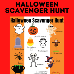 Halloween Scavenger Hunt