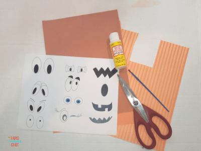 Pumpkin people craft supplies