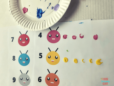 Finger Paint Caterpillars-min