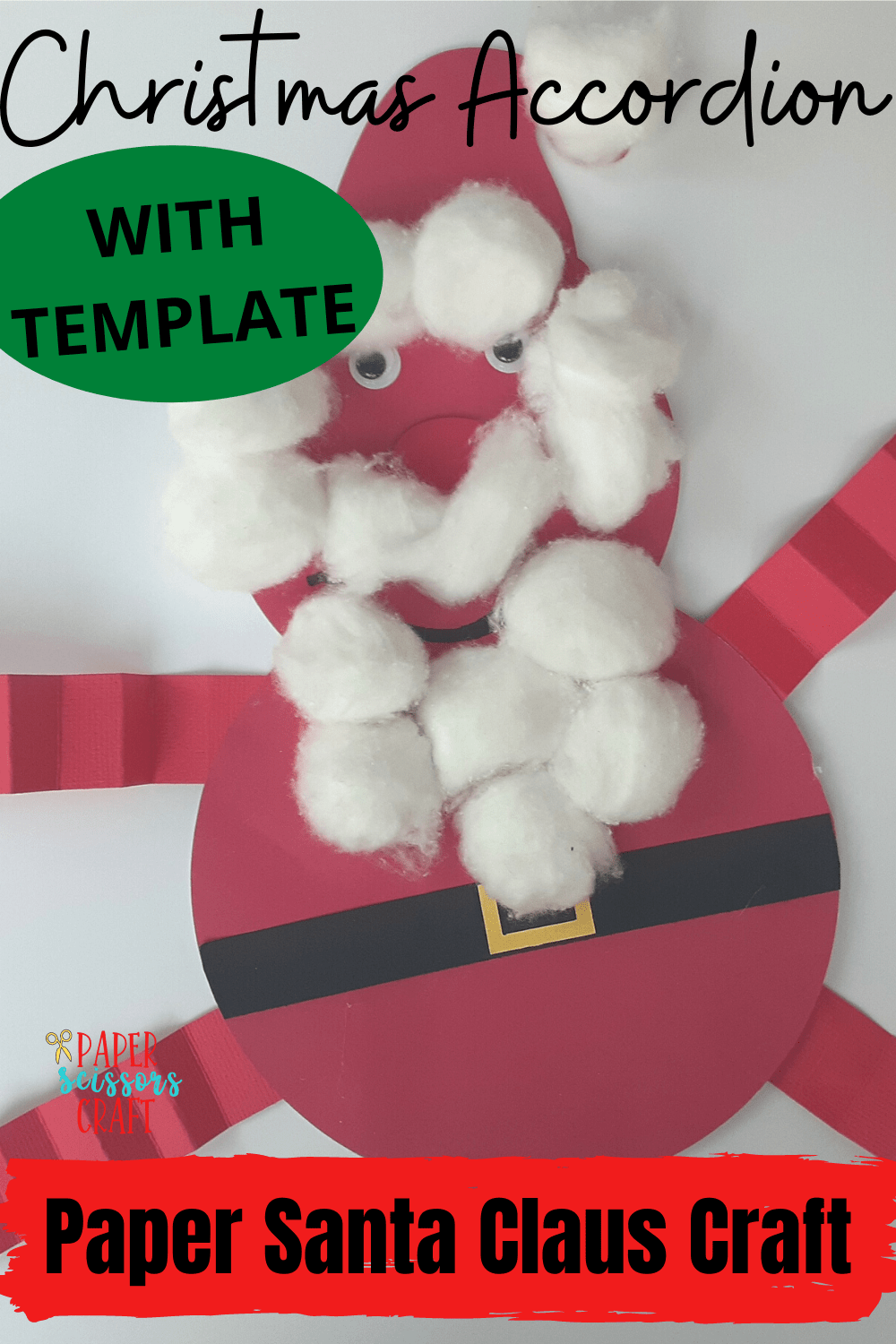 Santa Accordion Craft