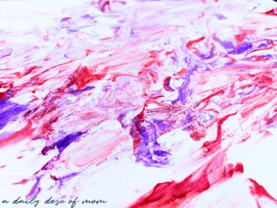 Sensory Valentine's craft.