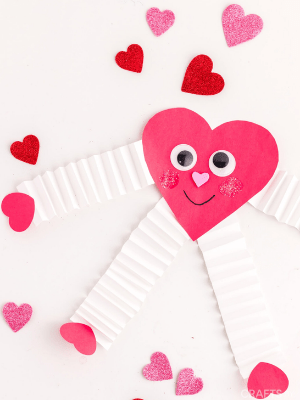 Valentine's Day hug craft.