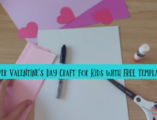 I love You to Pieces Craft for Kids with FREE Template