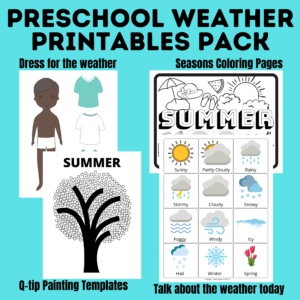 Preschool Weather Printable Pack