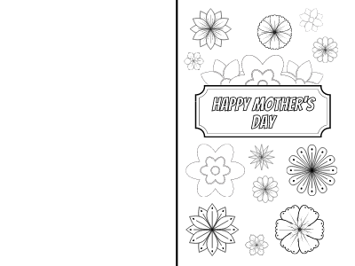 Coloring Card for Mom-min