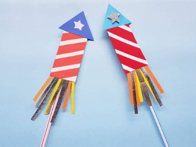 Paper firecracker craft.