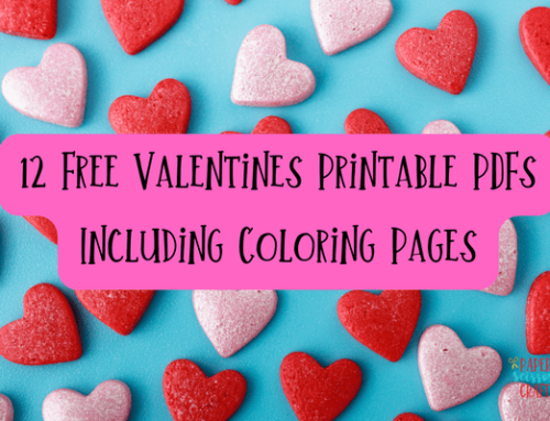 12 Free Valentines Printable PDFs Including Coloring Pages