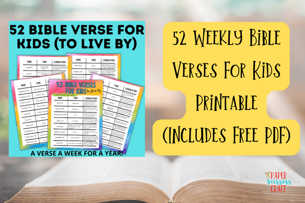 52 weekly bible verses for kids printable (includes free PDF).